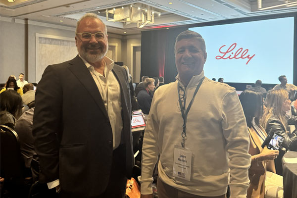 Dr. Leonard Lado and Juan C. Ramos, M.S., representing ARHI at the Eli Lilly GZMG Investigator Engagement Meeting, March 23–24, 2026.